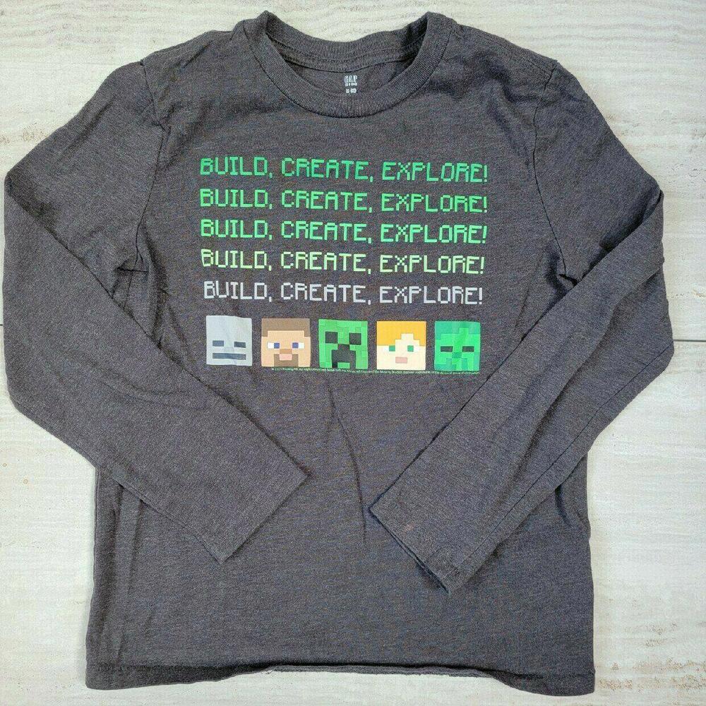 Minecraft Long Sleeve T-Shirt for Kids - Build, Create, Explore!